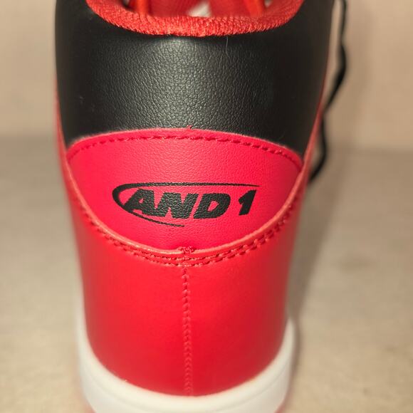 And 1 Slam Mid Youth Size 5 US 37.5 EU AD90178YBR Black/Red Basketball High-top - Picture 9 of 12